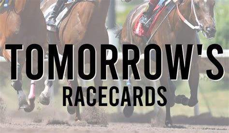 tomorrows racecards gg